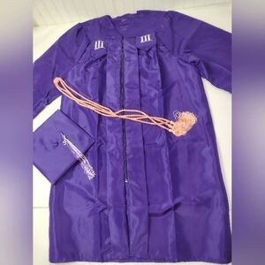 Purple Graduation Gown with Cap and Tassel Jostens BFG Collection